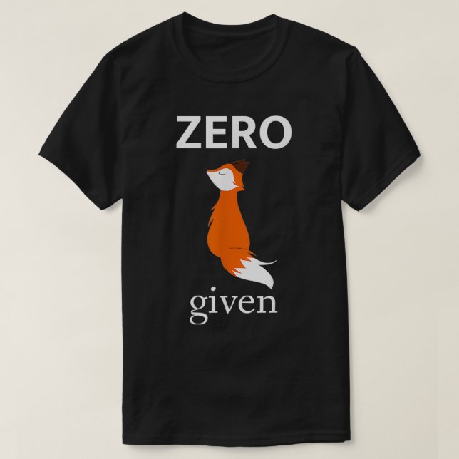 Camiseta Cero De La Entrega (Diseño del anverso)