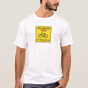 Camiseta cero de las emisiones, orgánica