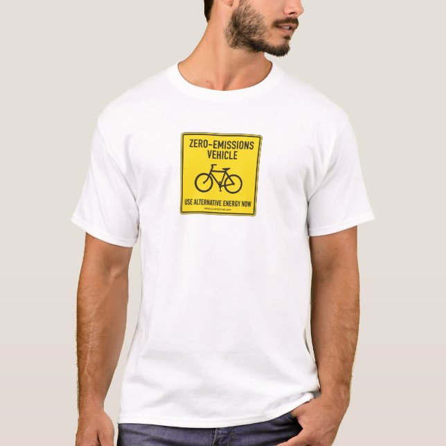 Camiseta cero de las emisiones, orgánica (Anverso)