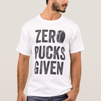 Camiseta Cero discos dados sarcástico hockey adulto para ho