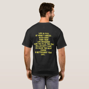 Camiseta Cero Dóllares de Arancel