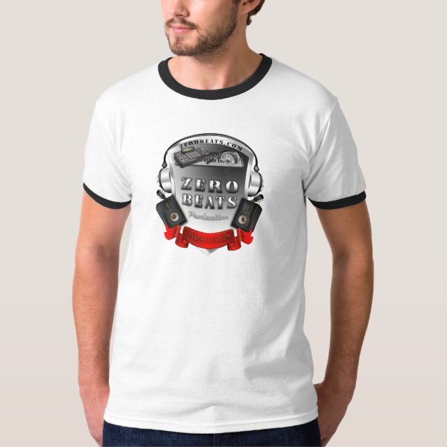Camiseta Cero golpes - cortocircuito/negro del blanco con (Anverso)