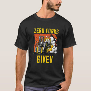 Camiseta Cero Horquillas Dada Al Operador De Elevación De H