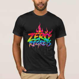 Camiseta Cero lamenta el arte callejero vibrante del Poster