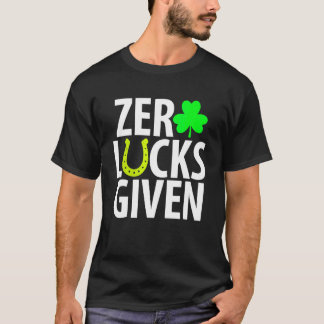 Camiseta Cero Luces Dada El Divertido Día De Shamrock St Pa