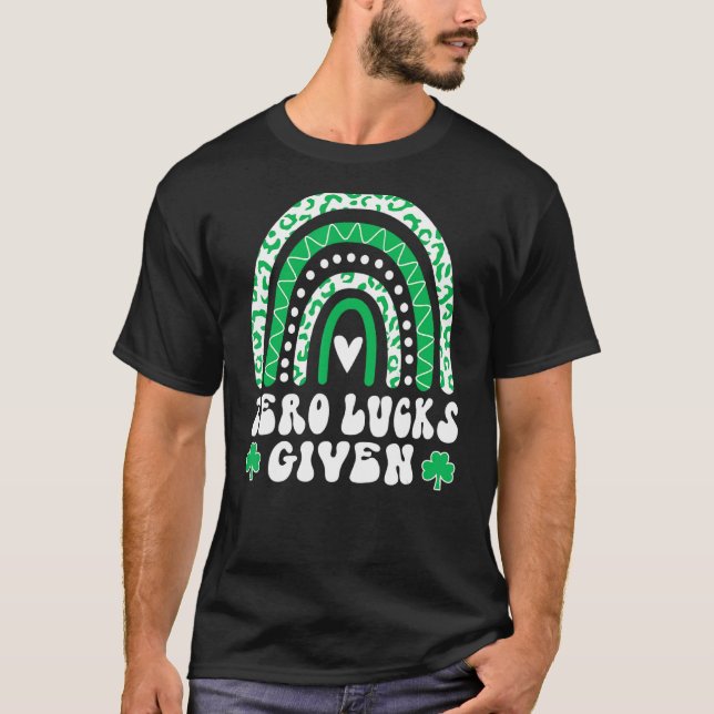 Camiseta Cero Luces Dada El Divertido Día Irlandés De San P (Anverso)