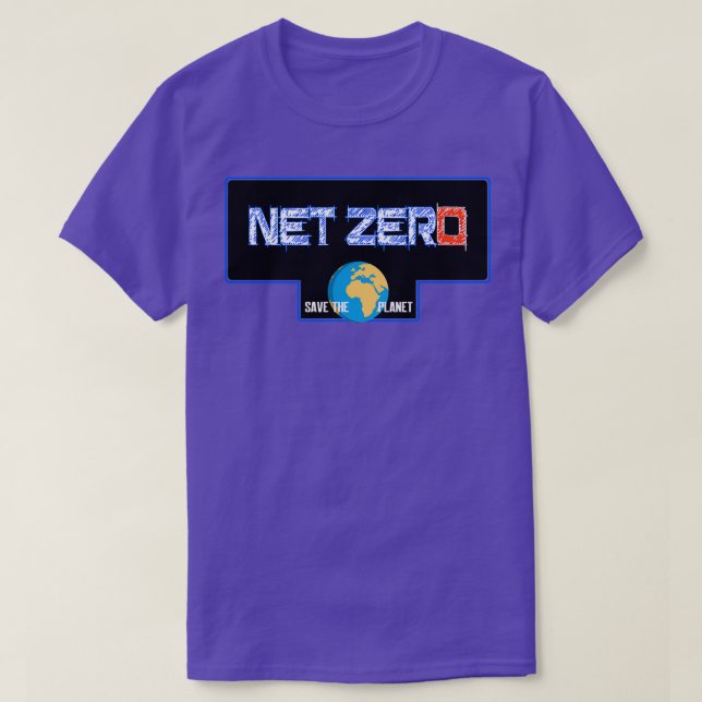 Camiseta Cero neto (Diseño del anverso)