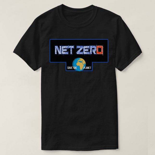 Camiseta Cero neto (Diseño del anverso)