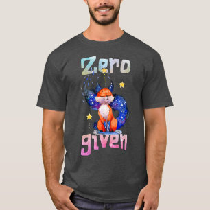 Camiseta Cero Para Dado, Gracioso Para