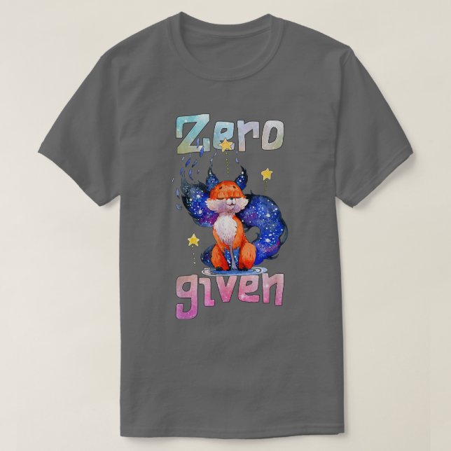 Camiseta Cero Para Dado, Gracioso Para (Diseño del anverso)