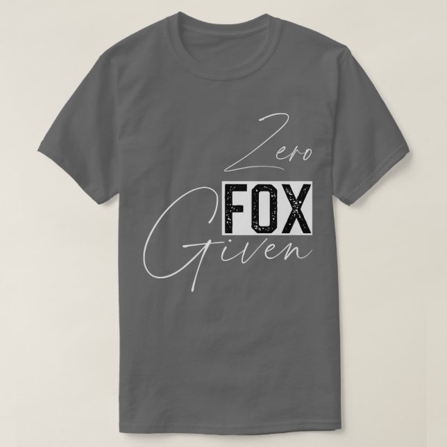 Camiseta Cero para tener un humor negro sarcástico gracioso (Diseño del anverso)