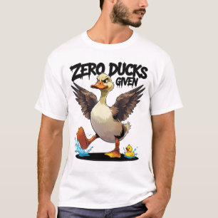 Camiseta Cero Patos Con Un Gracioso Pato Gruñón