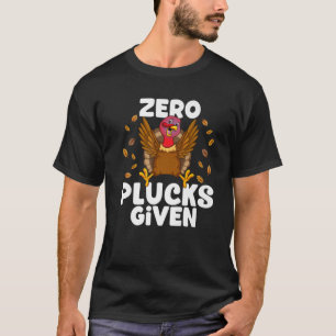 Camiseta Cero Plucks dan Un Amigo Gracioso Del Día De Graci