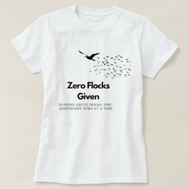 Camiseta Cero rebaños cedidos por sudadera (Diseño del anverso)