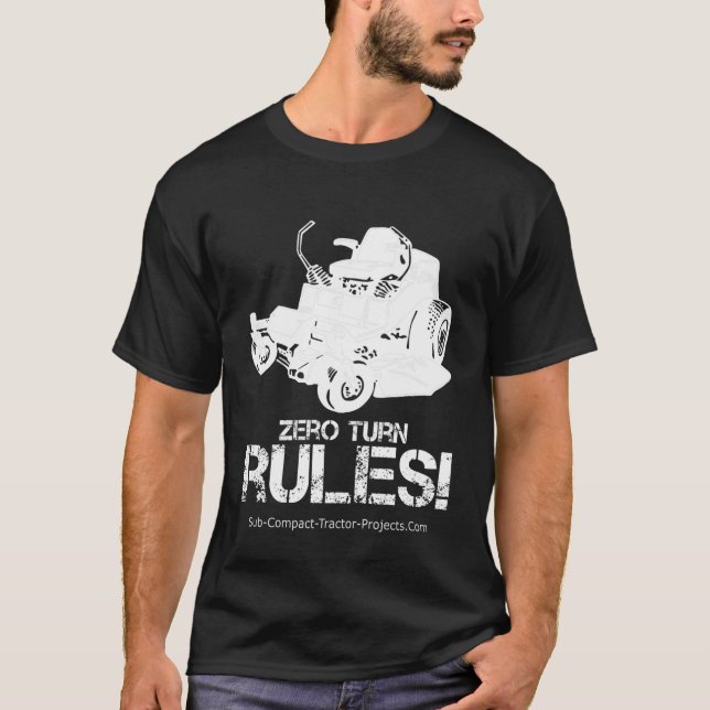 Camiseta ¡Cero reglas de giro! (Anverso)