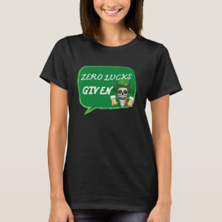 Camiseta Cero Suerte Dada  Día de San Patricio Día de San P