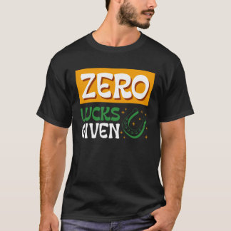 Camiseta Cero Suerte Dado Día de San Patricio Día de San Pa