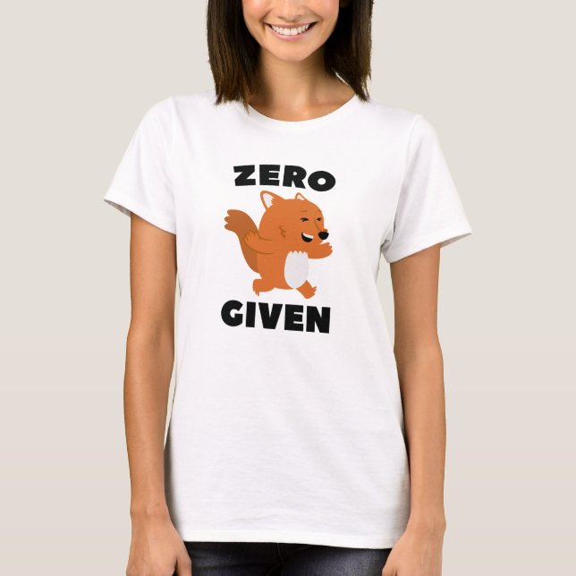 Camiseta Cero Zorro Dado (Anverso)