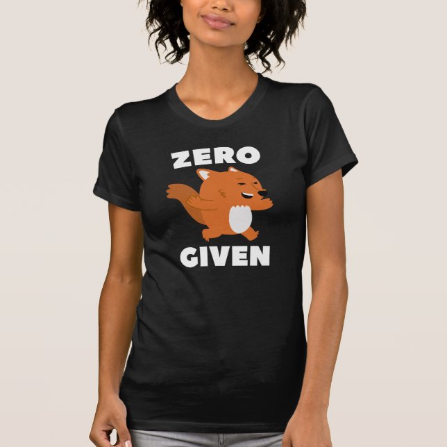 Camiseta Cero zorros dados (Anverso)