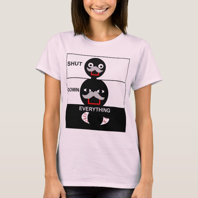 Camiseta Cerrado todo (Anverso)