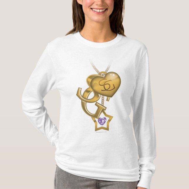 Camiseta Cerradura de oro superchica (Anverso)