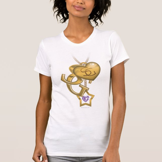 Camiseta Cerradura de oro superchica (Anverso)