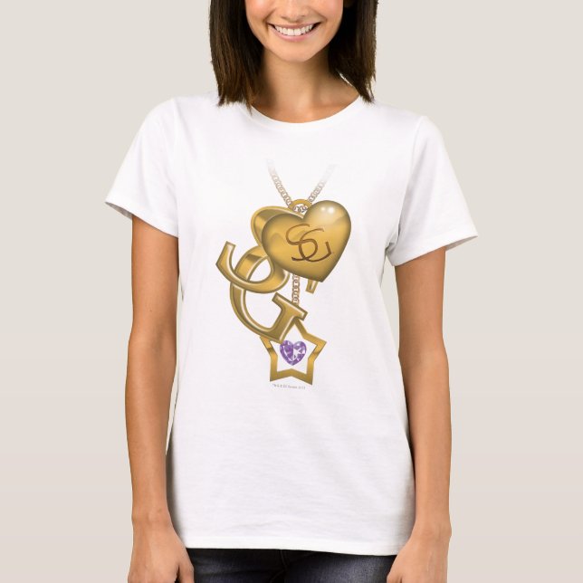 Camiseta Cerradura de oro superchica (Anverso)
