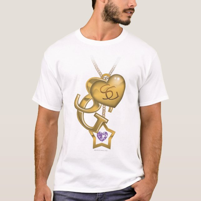 Camiseta Cerradura de oro superchica (Anverso)