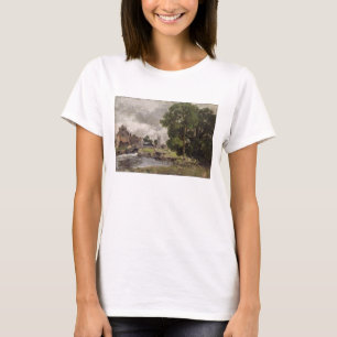 Camiseta Cerradura y molino de John Constable el   Dedham