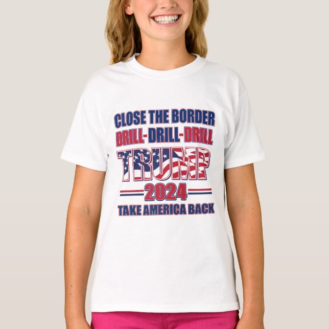 Camiseta Cerrar el taladro de taladros de borde (Anverso)