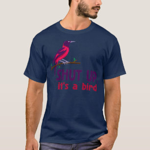 Camiseta cerrar su pájaro