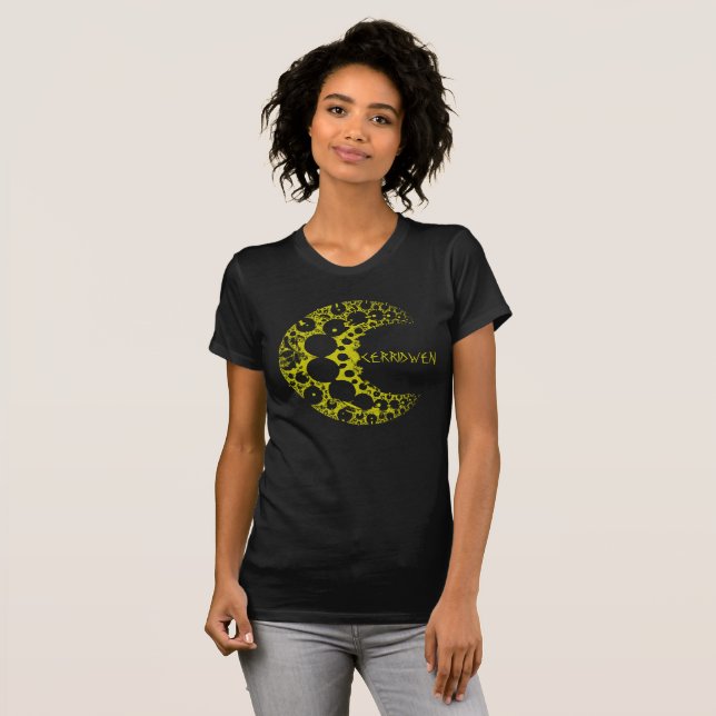Camiseta ) Cerridwen - Diosa celta de la luna ( (Anverso completo)
