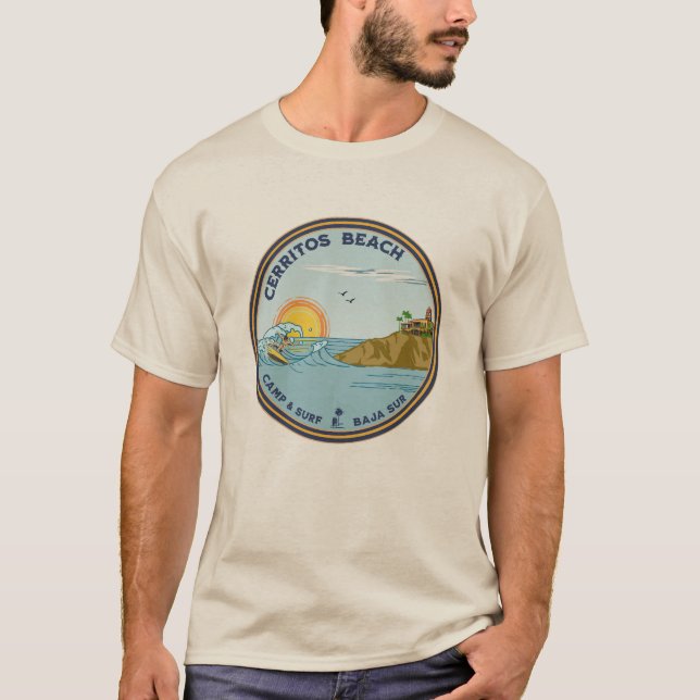 Camiseta Cerritos Beach Baja California Sur México (Anverso)