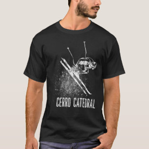 Camiseta Cerro Catedral Montaña Argentina Esquí en Pendient