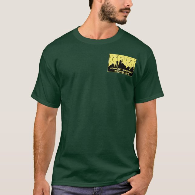Camiseta CERT Verde (Anverso)