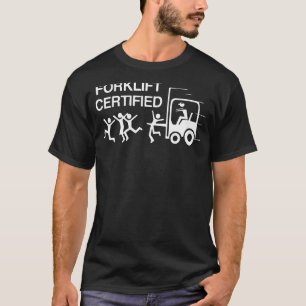 Camiseta Certificación de carretillas elevadoras