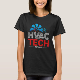 Camiseta Certificación de graduación HVAC 2023 como tecnolo