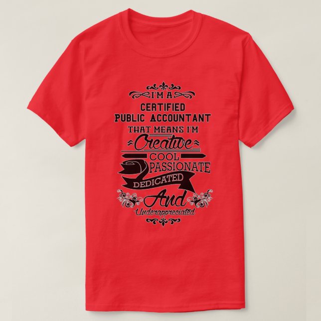 Camiseta Certificado de Contador Público Navidades de Cumpl (Diseño del anverso)