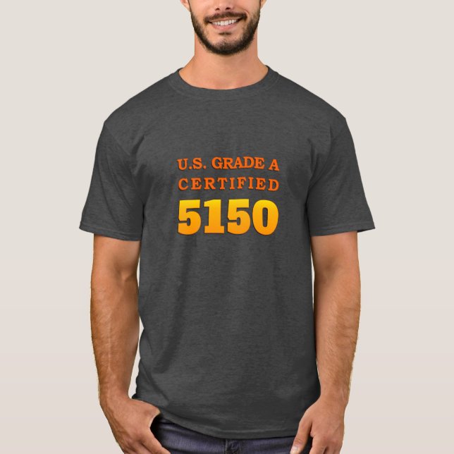 Camiseta Certificado de grado A 5150 de Estados Unidos (Anverso)