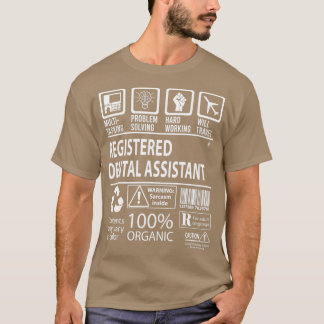 Camiseta Certificado de MultiTasking Assistant Dental Regis