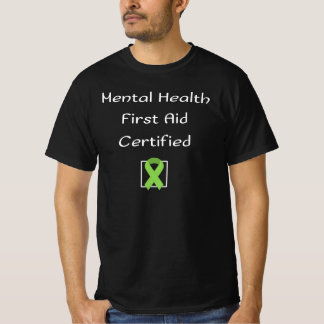 Camiseta Certificado de primeros auxilios en salud mental