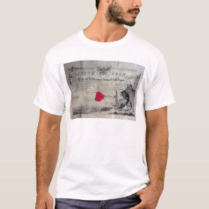 Camiseta Certificado masónico, 1785