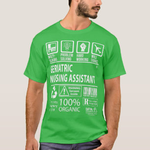Camiseta Certificado por MultiTask Assistant de Enfermería