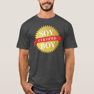 Camiseta CERTIFICADO SOY BOY Funny Simp