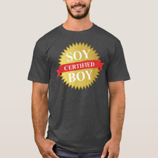 Camiseta CERTIFICADO SOY BOY Funny Simp