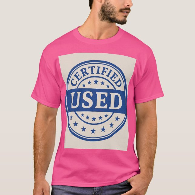 Camiseta Certificado usado (Anverso)