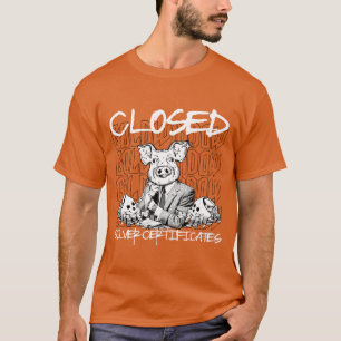 Camiseta Certificados de plata cerrados