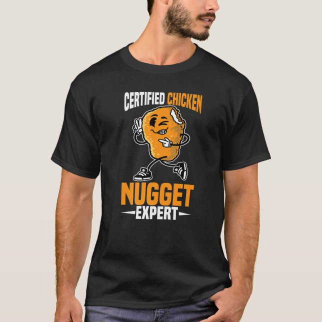 Camiseta Certified Chicken Nugget Expert (Anverso)