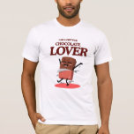 Camiseta Certified Chocolate Lover | Funny Chocolate Design<br><div class="desc">Show your chocolate pride with this fun and stylish design! Perfect  for true chocoholics who wear their love proudly. great for national chocolate day or any sweet ocasion.</div>