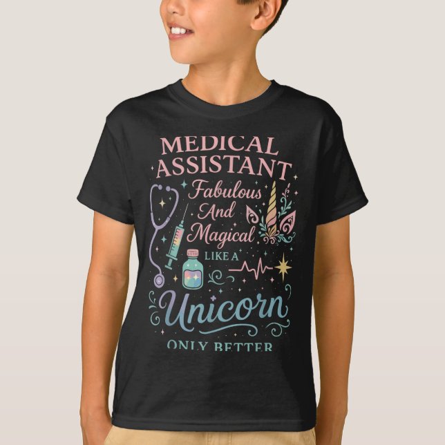 Camiseta Certified Medical Istant Unicorn Cma Medical Istan (Anverso)